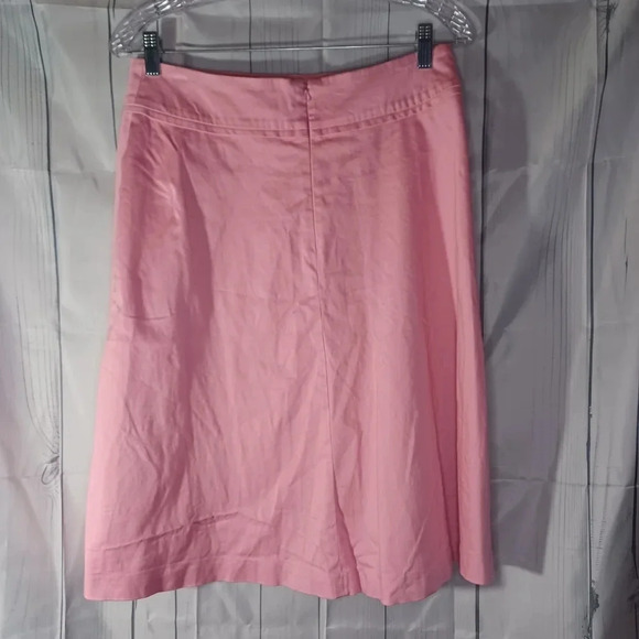 Christopher & Banks stretch pleated pink skirt - Picture 5 of 8